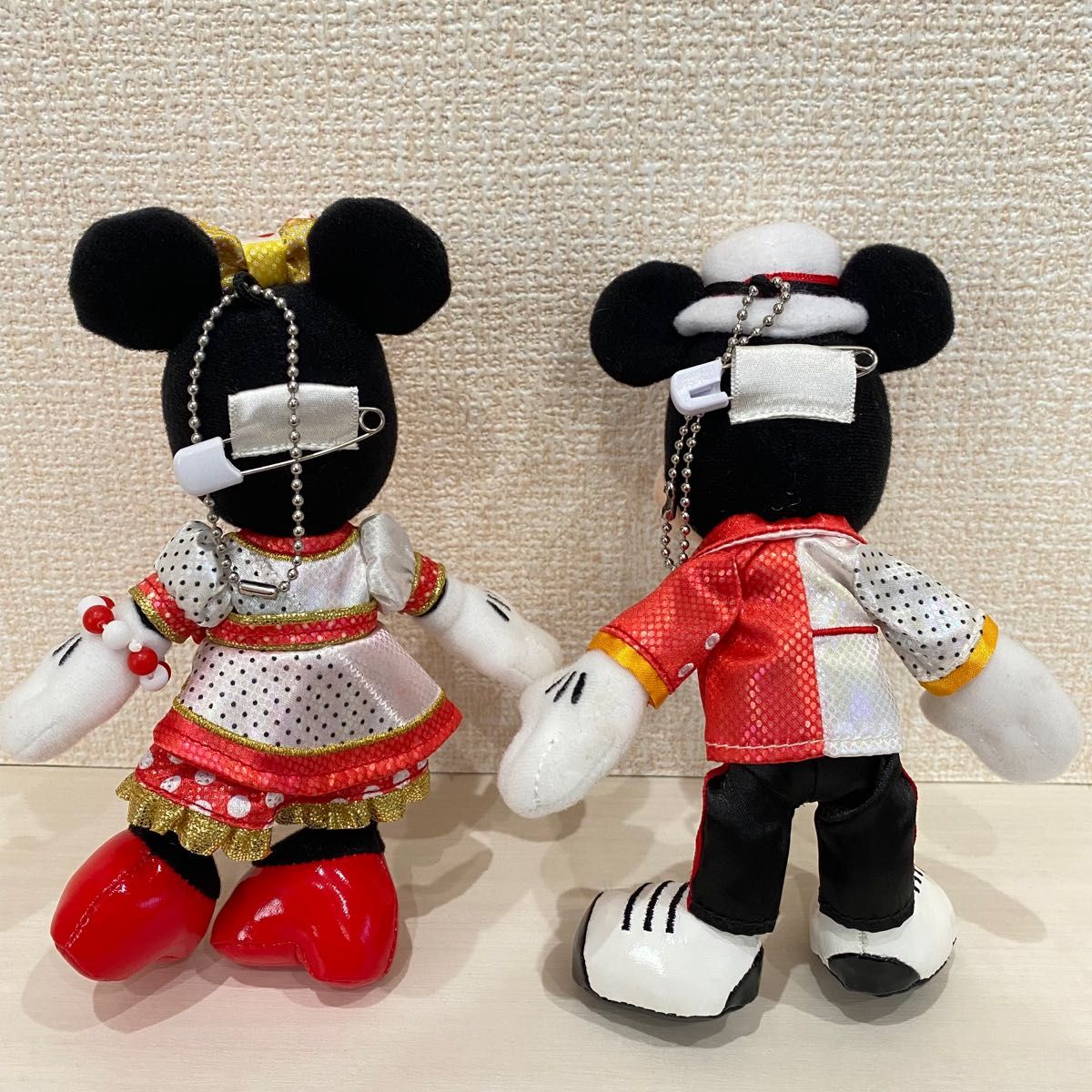 ベリミニ ぬいぐるみバッジ ミッキー ミニー 2個セット ベリミニ ぬいぐるみバッジ ミッキー ミニー 2個セット