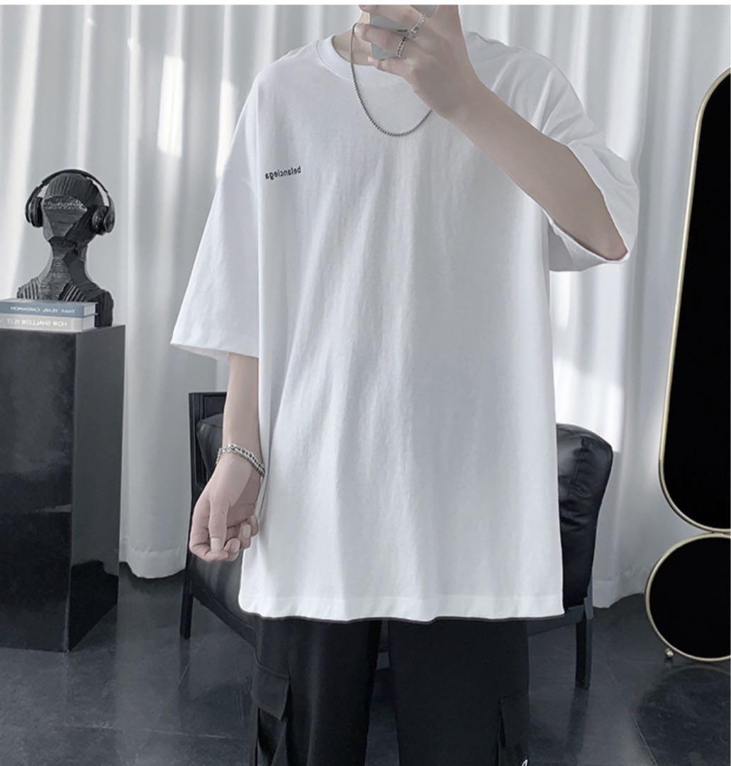 ワンポイント 半袖 Tシャツ ホワイト Mサイズ ユニセックス 新品未使用