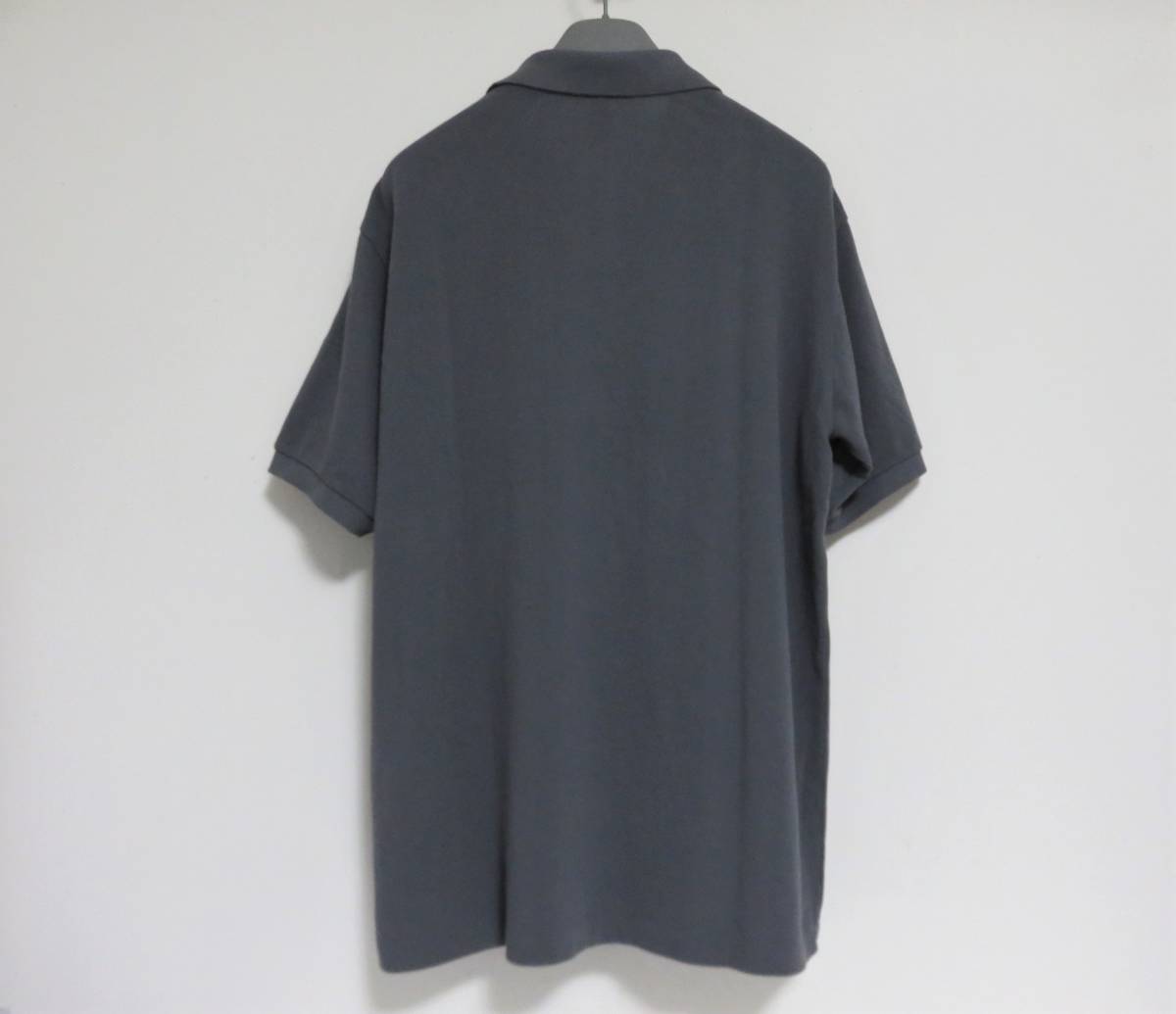 送料無料 定価1.7万 新品 SCYE BASICS Cotton Pique Polo Shirt 38 グレー 日本製 サイ ベーシックス ポロシャツ_画像4