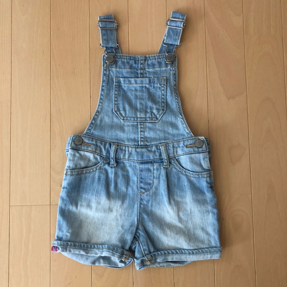 デニムサロペット サロペット ショート丈 ショートパンツ デニムパンツ babyGAP  95センチ