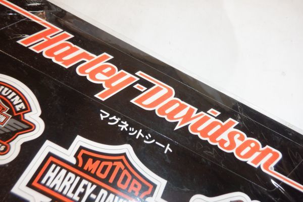 OHIS36w08★Harley-Davidson★ハーレーダビッドソン★★マグネットシート★★ロゴ★エンブレム★未使用新品★迅速発送★送料安い★_画像2