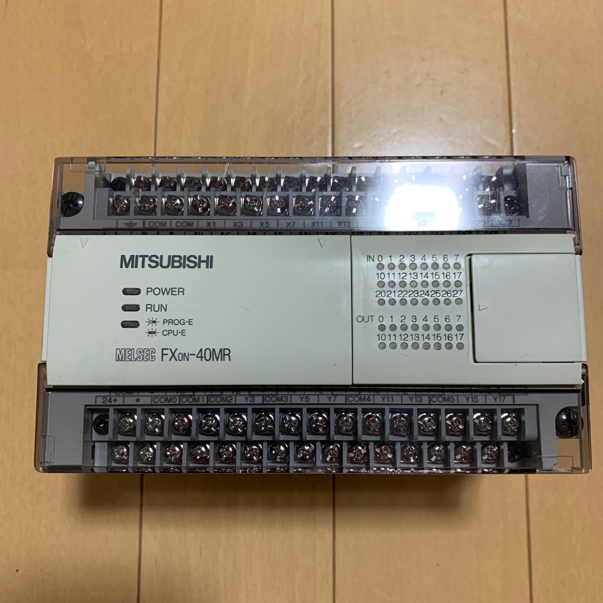 電源通電確認済み】MITSUBISHI 三菱電機 シーケンサー FX0N-40MR 電源通電確認済み】MITSUBISHI 三菱電機 シーケンサー FX0N-40MR