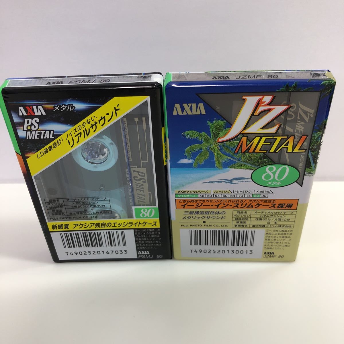 カセットテープ メタルテープAXIA PS METAL 80分1本・ J'Z METAL 80分1