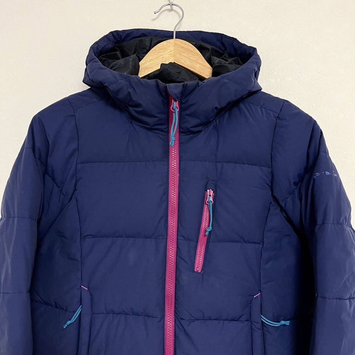 *phenix Phoenix * down jacket with a hood jumper outer garment outer nylon casual light weight navy lady's S/DD5495