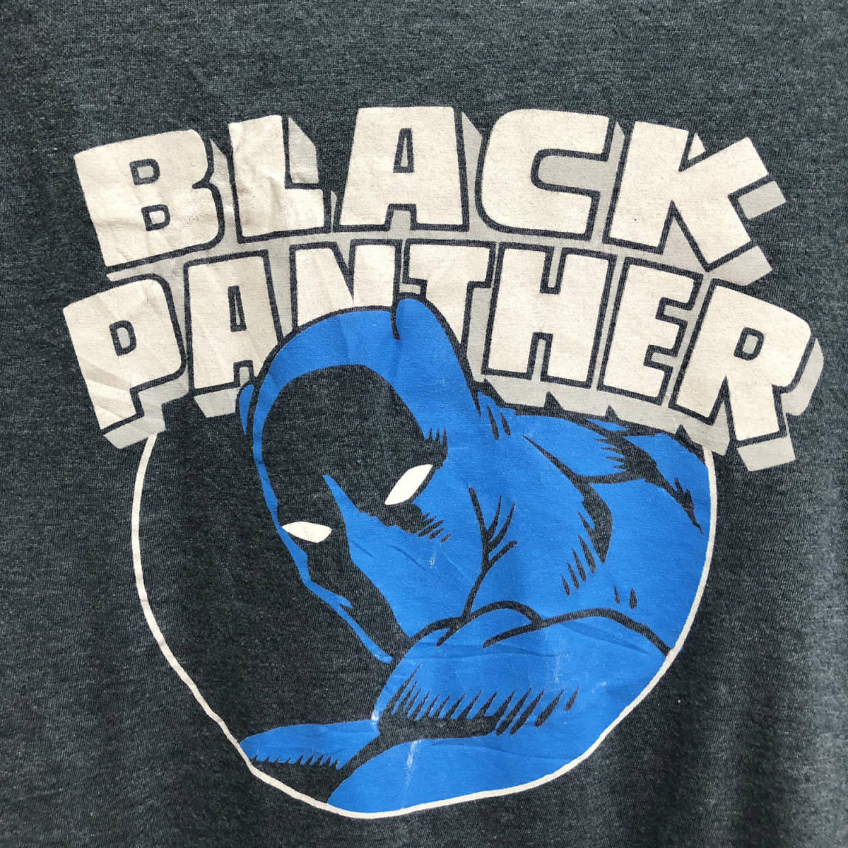 980円スタート】USA 古着 半袖 Tシャツ Black Panther ブルーグレー