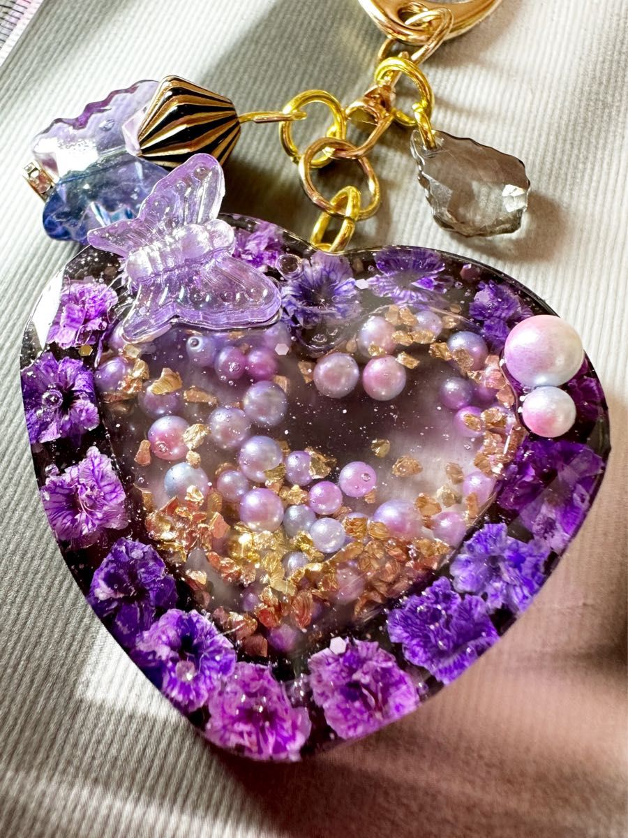 No.484☆ハンドメイド☆赤八重あじさい☆フラワーレジンネックレス-