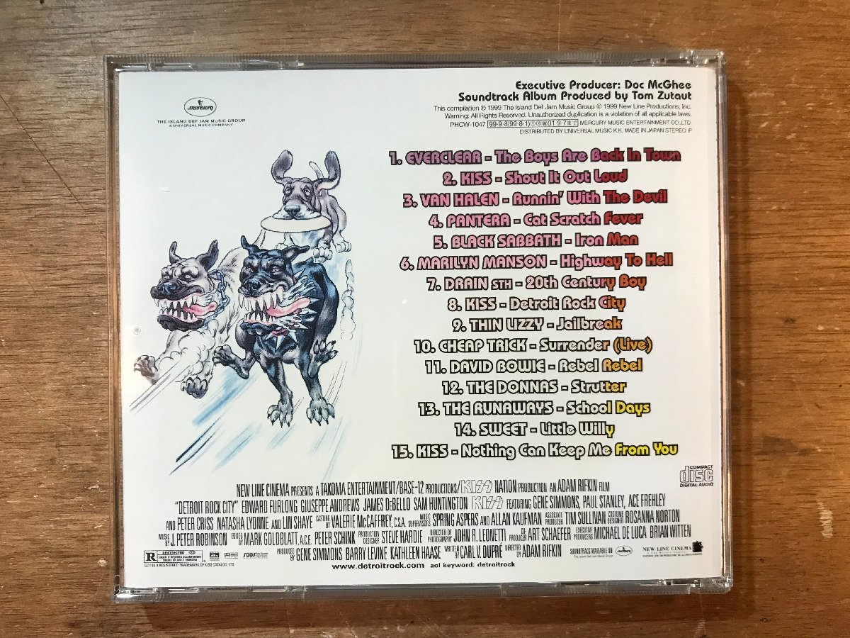 DD-9961 ■送料無料■ デトロイ・ロック・シティ オリジナル・サウンドトラック ハードロック ポール・スタンレー CD 音楽 MUSIC /くKOら_画像2