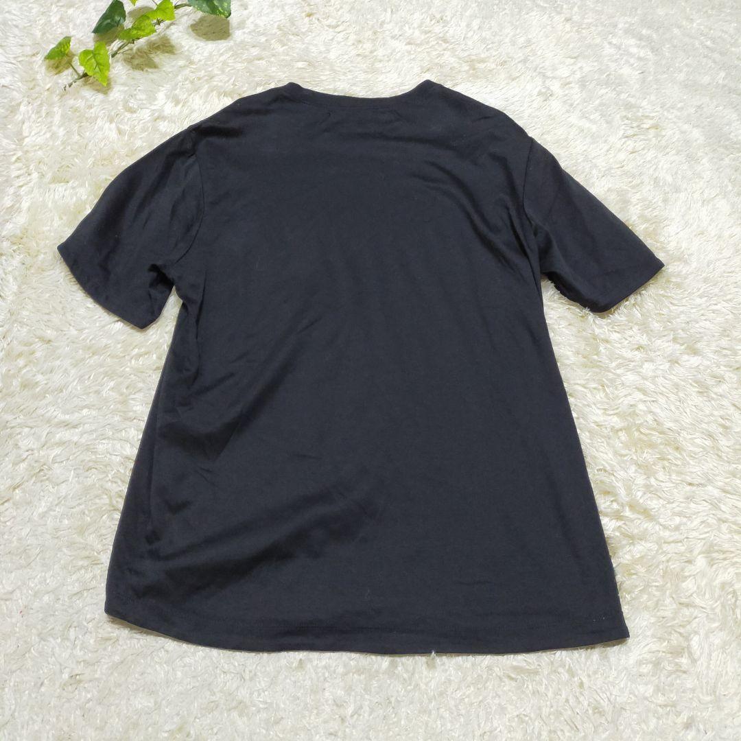 近年モデル アンリアレイジ アングルプリントシャツ ブラック 黒 カットソー トップス 半袖 ANREALAGE モード Tシャツ カジュアル