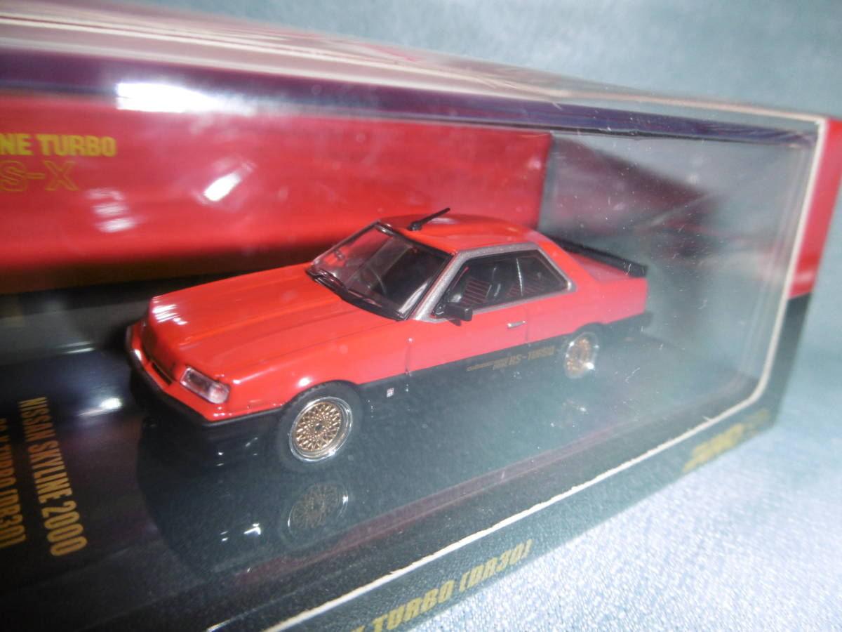 未開封新品 INNO 1/64 NISSAN SKYLINE 2000 RS-X TURBO (DR30) RED/BLACKの画像3