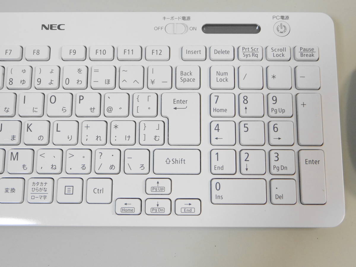 Va6947 NEC 純正　キーボード　KG-1129、マウスMG-1132 「未確認、ジャンク品」_画像3