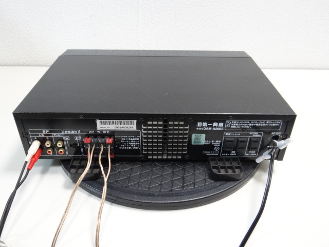 T11731 第一興商 DAM-A200II ハイパワーアンプ カラオケ 音響機材 中古_画像6