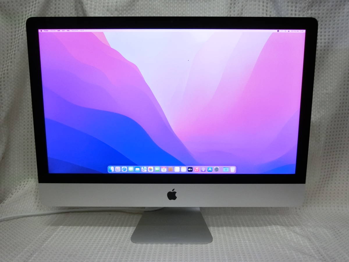 ◇◇iMac Retina 5K 27inch Late 2015/i7-6700K 4G/メモリ16G/SSD512GB