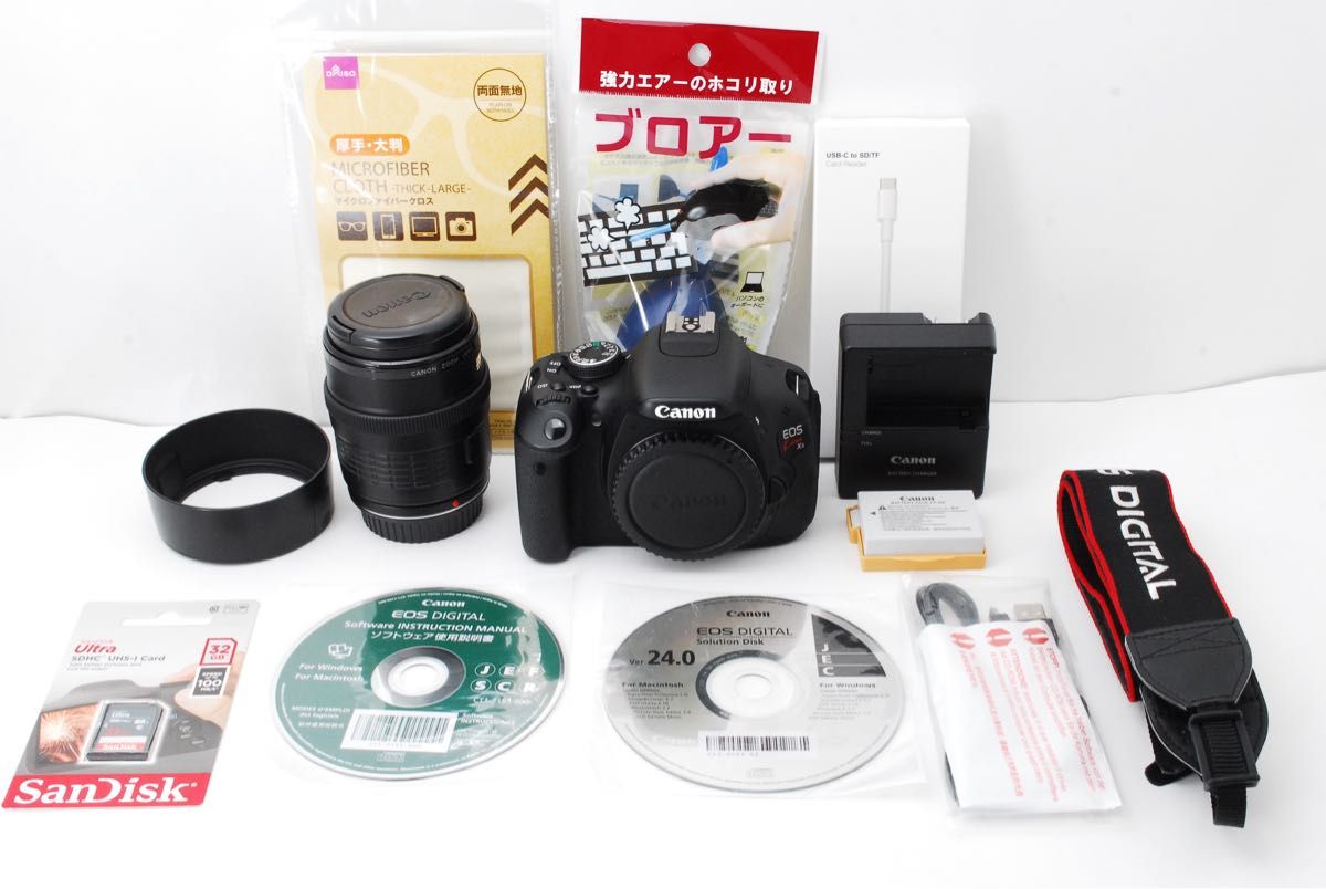 Canon eos Kiss X5近〜中距離対応レンズつき♪シャッター回数5868回