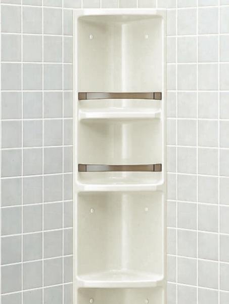 【新品・送料無料】　INAX　浴室収納棚(隅付)　YR-312