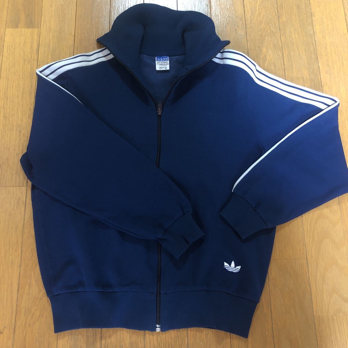 激レア！adidas アディダス ベッケンバウアー 70s XL 赤 ロゴなし-