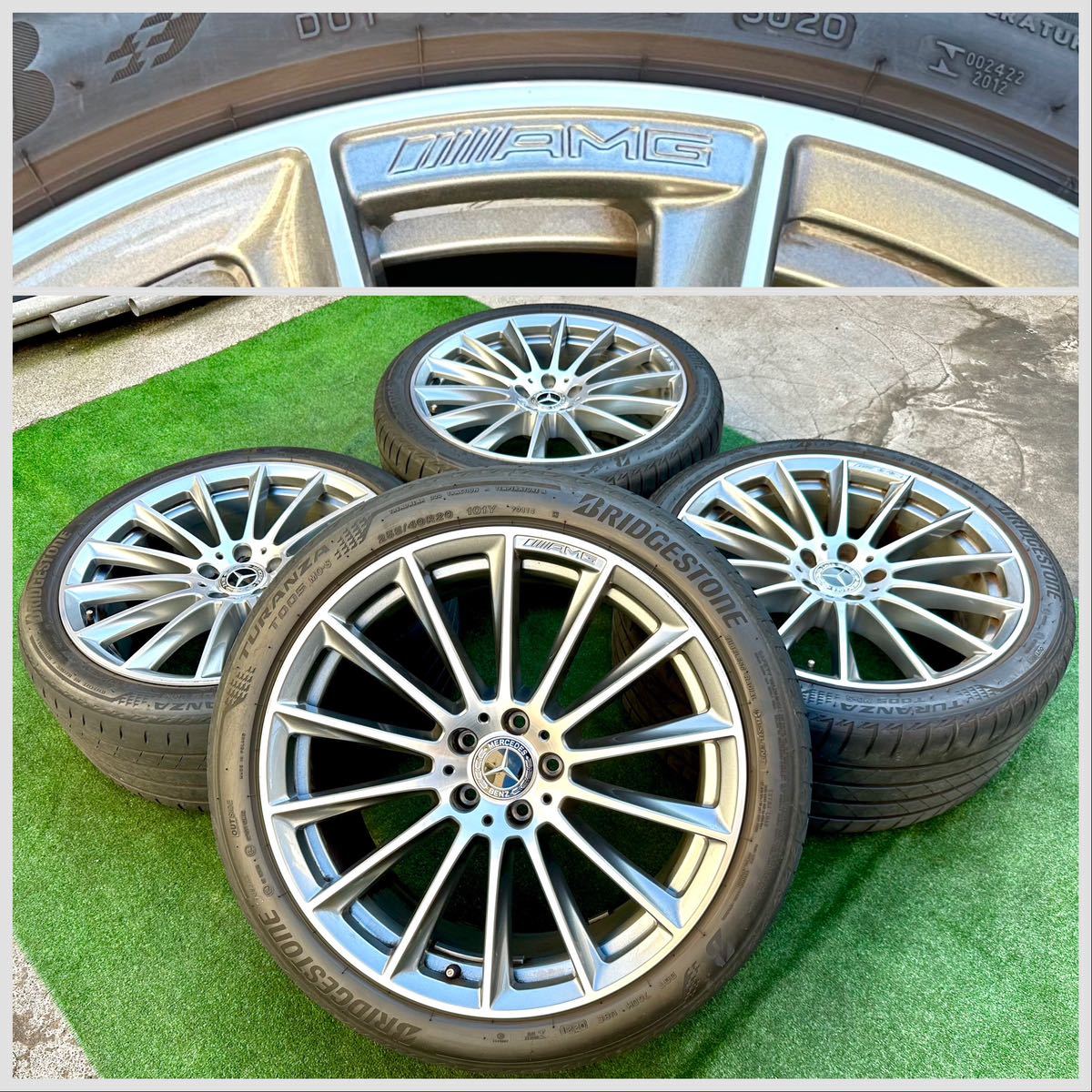 ベンツ W223 Sクラス AMG 純正 20インチ ホイール☆BRIDGESTONE 2021年