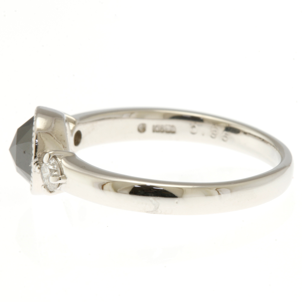 リング・指輪 9号 18金 K18ホワイトゴールド ダイヤモンド 0.85ct