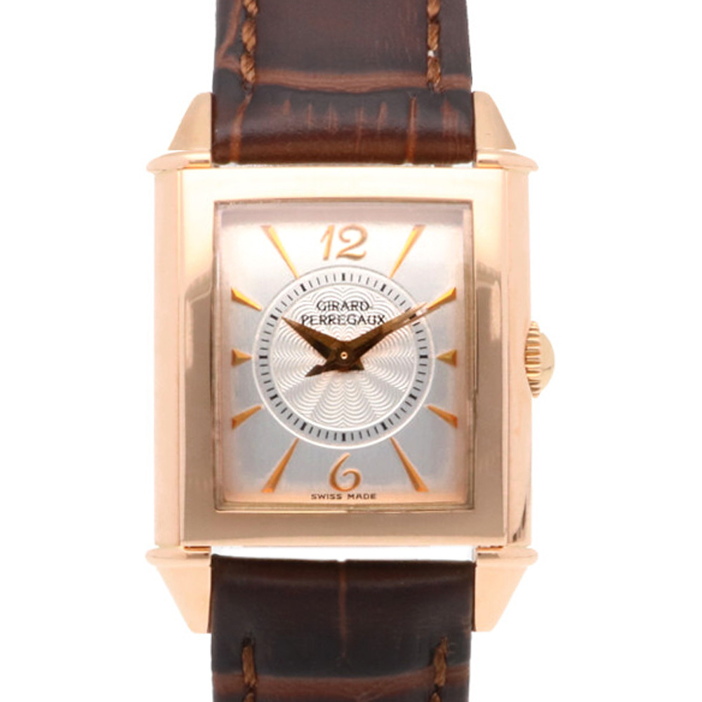 人気新品入荷 18金 腕時計 ヴィンテージ ジラール・ペルゴ K18ピンク