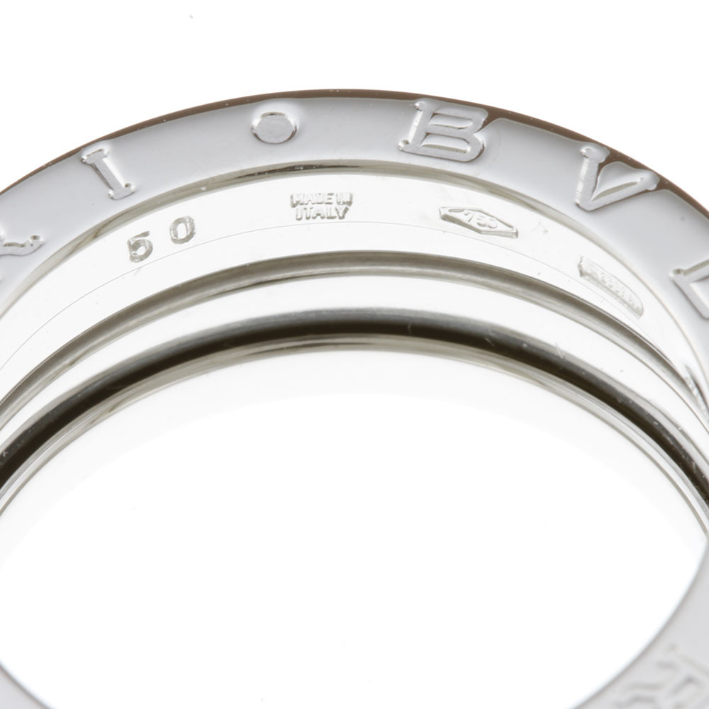 ブルガリ ビー・ゼロワン リング・指輪 9.5号 18金 K18ホワイトゴールド レディース BVLGARI 【中古】_画像7