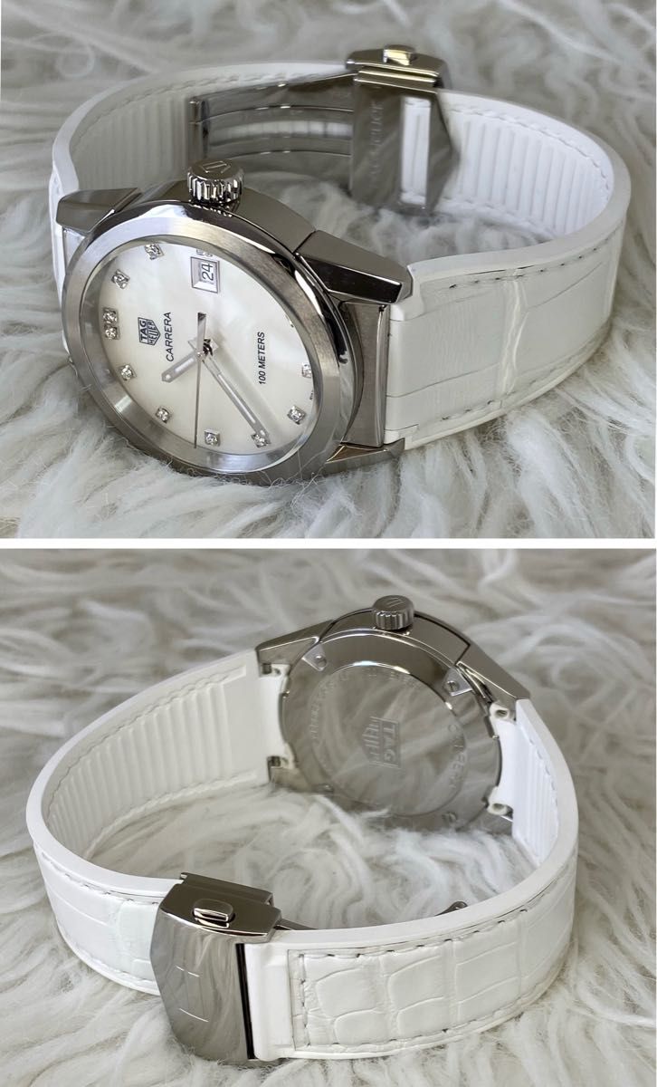 Tag Heuer カレラ（13P) ダイヤモンド レディース高級腕時計。