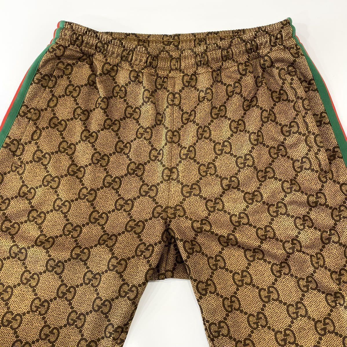 国内正規品 GUCCI グッチ GGテクニカル ジャージー ジョギングパンツ