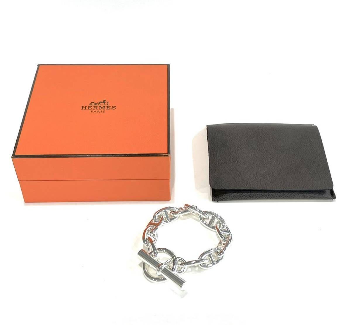 極美品 HERMES エルメス シェーヌダンクル GM ブレスレット 11 極美品 HERMES エルメス シェーヌダンクル GM ブレスレット 11