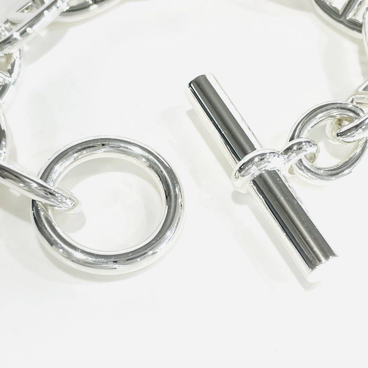 極美品 HERMES エルメス シェーヌダンクル GM ブレスレット 11 極美品 HERMES エルメス シェーヌダンクル GM ブレスレット 11