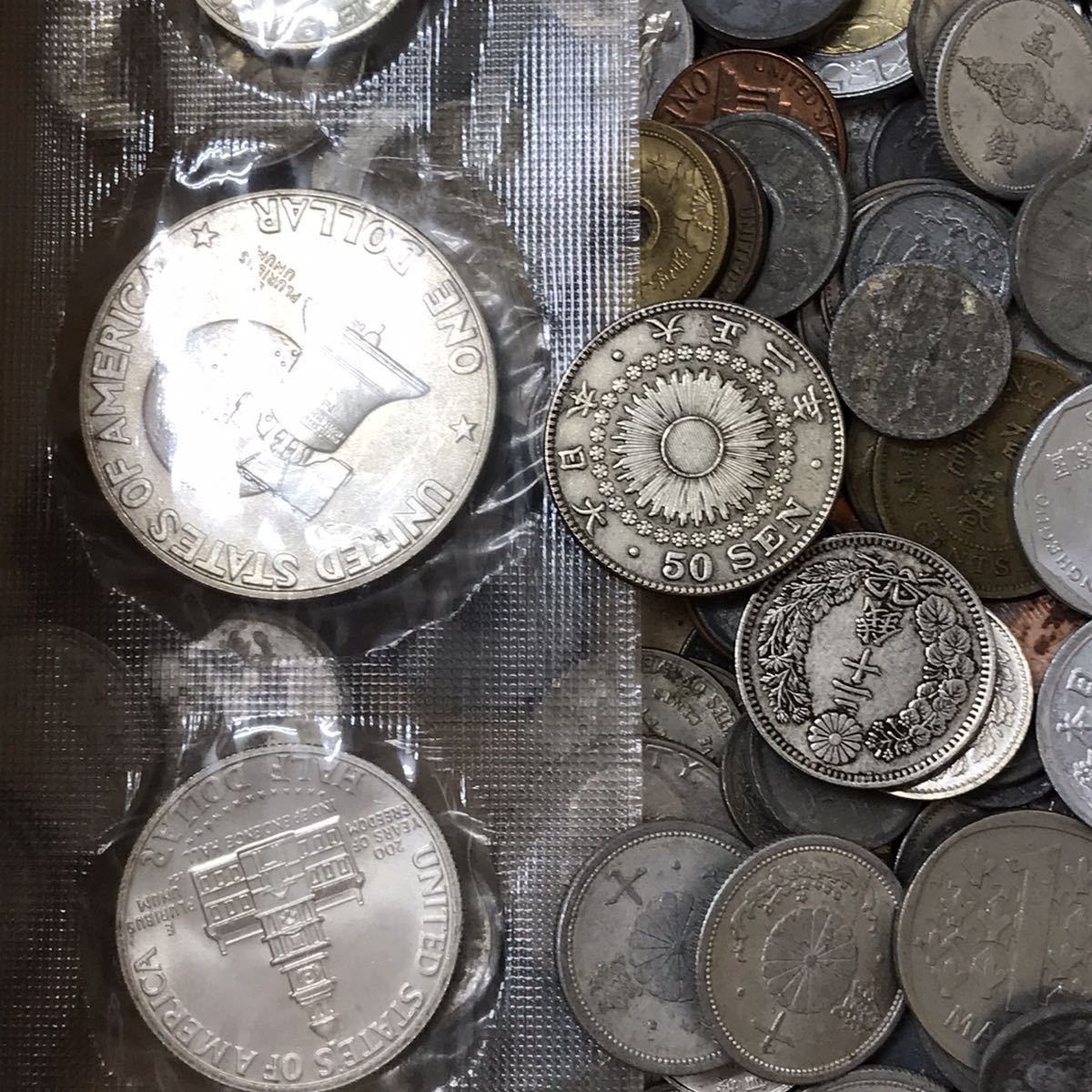 中国古銭 海外 外国 硬貨 一分銀 一円銀貨 コイン 外貨 古銭 まとめて
