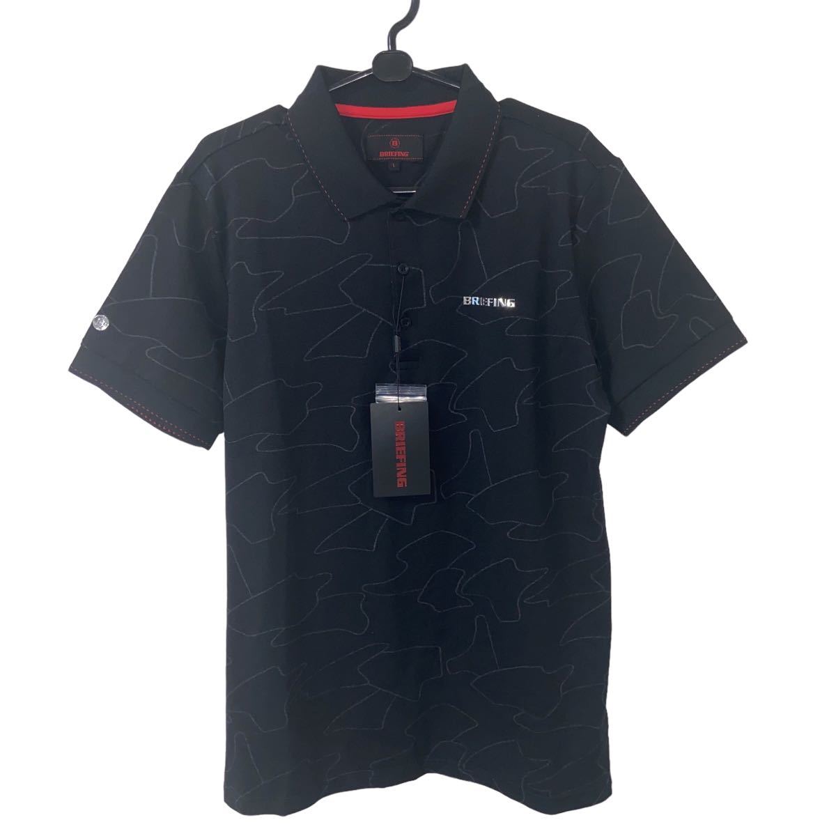 BRIEFING ブリーフィング ゴルフウェア ポロシャツ 半袖 ブラック