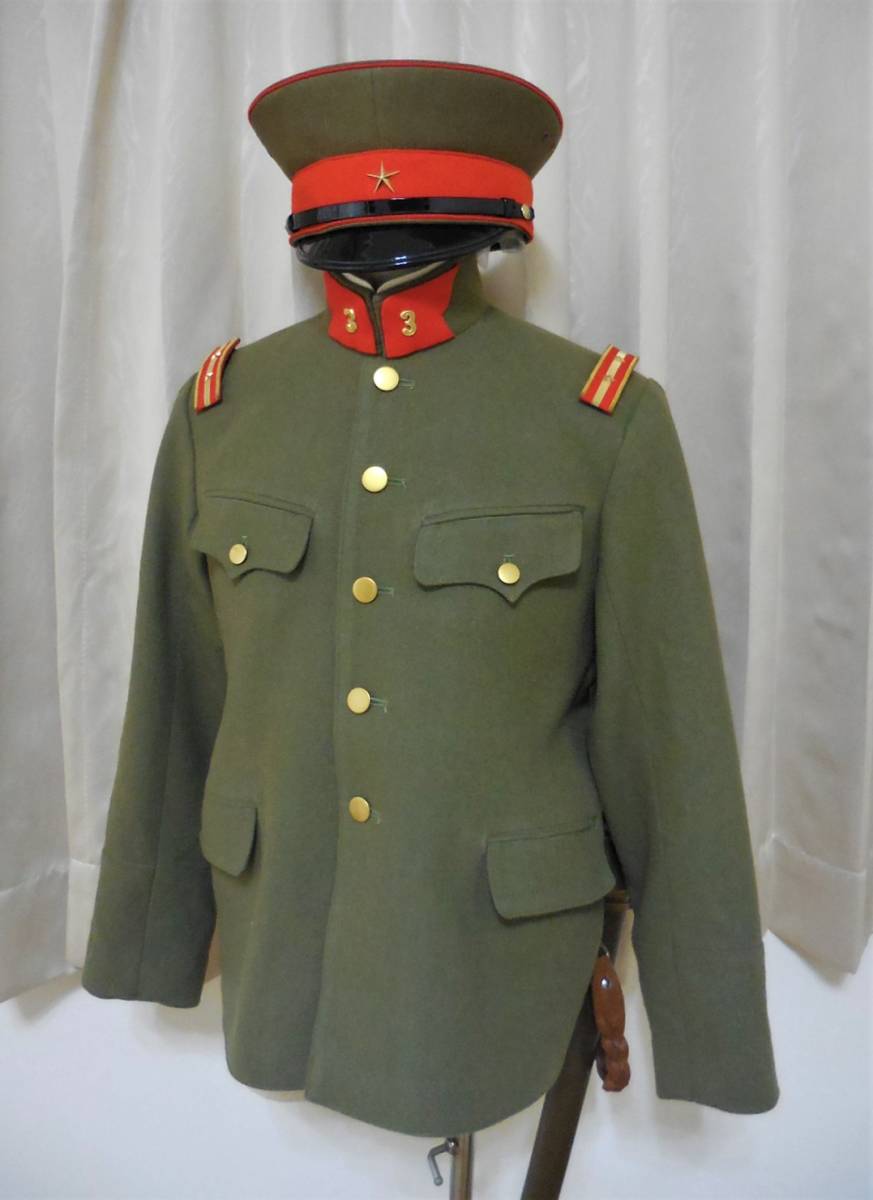 人気 日本軍日本陸軍 士官将校軍帽 昭五式九八式軍隊軍装ミリタリー 