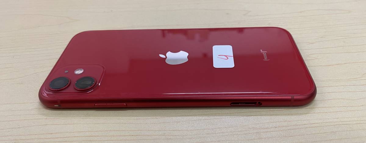 iPhone 11 中古純正品 レッド 背面 バックパネル バッテリー