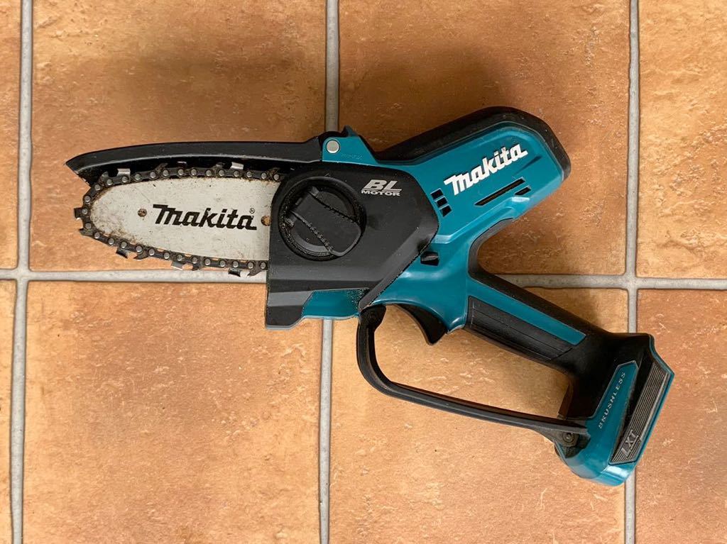 即決!美品 】makita マキタ 充電式ハンディソー チェンソー