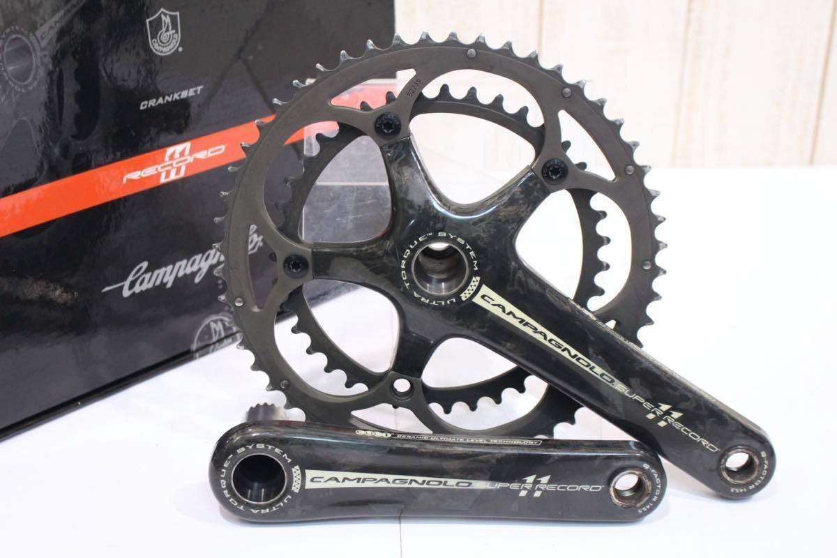 ★Campagnolo カンパニョーロ SUPER RECORD 170mm 52/39T 2×11s クランクセット_画像1