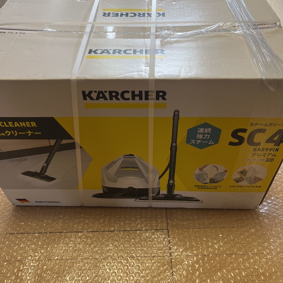 新品未開封 KARCHER ケルヒャー スチームクリーナー SC 4 EasyFix