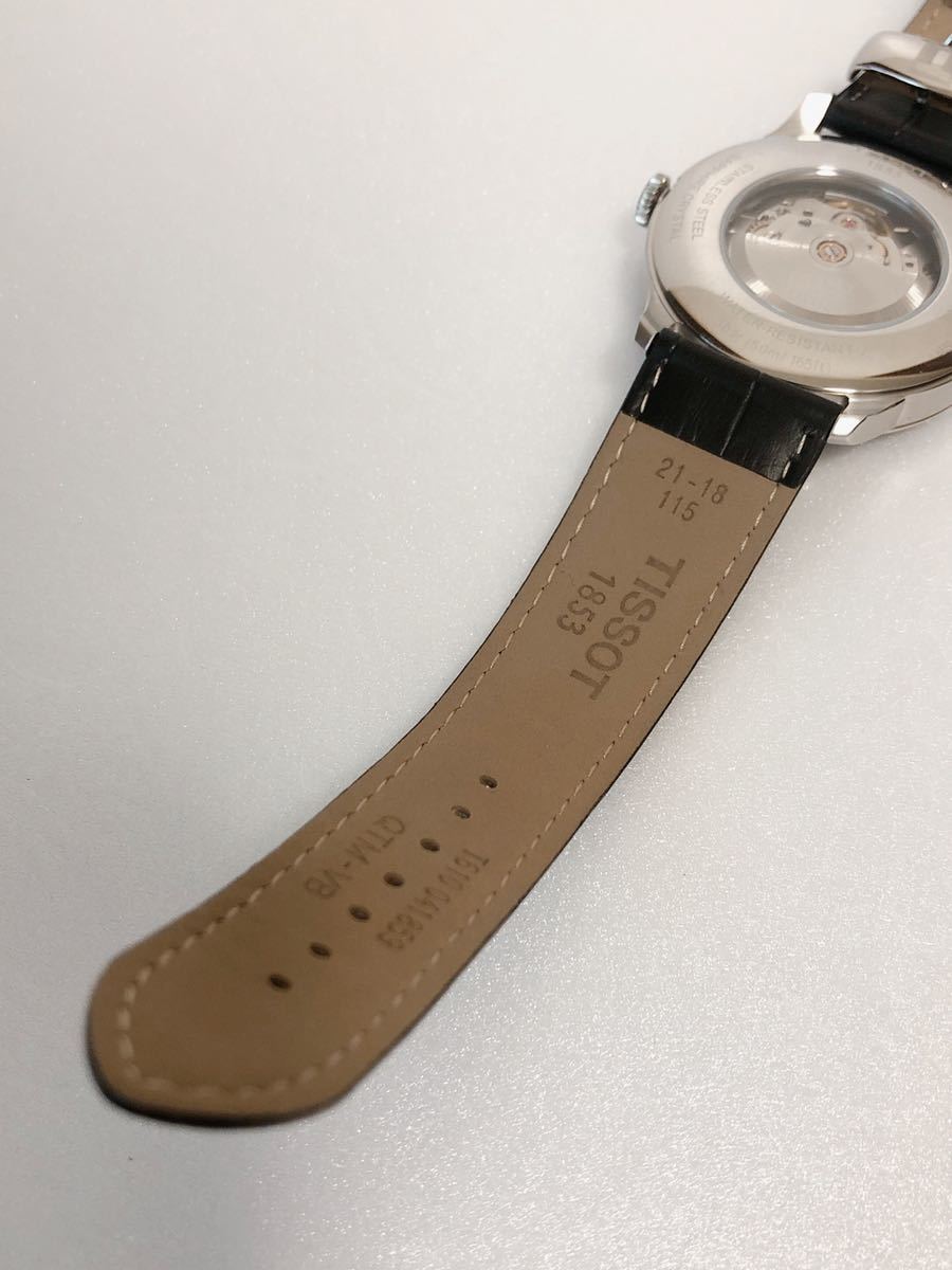 美品】TISSOT T099407 シュマン・デ・トゥレル 自動巻き ブルー