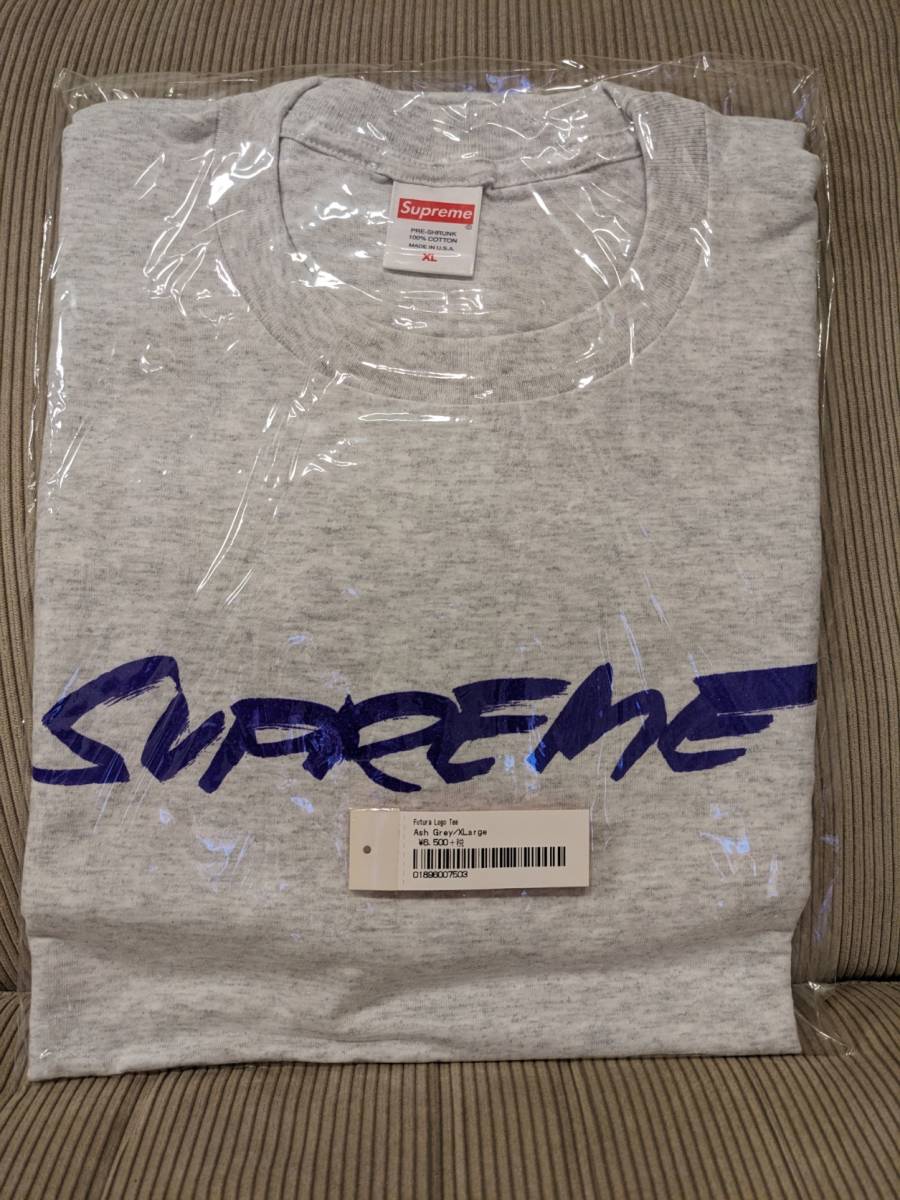 Supreme Futura Logo Tee Ash Grey XL XLarge 2020FW_画像1