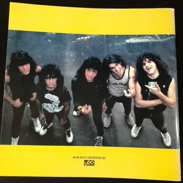 P1】 アンスラックス ツアーパンフレット 1987 ANTHIRAX japan concert programbookの画像2