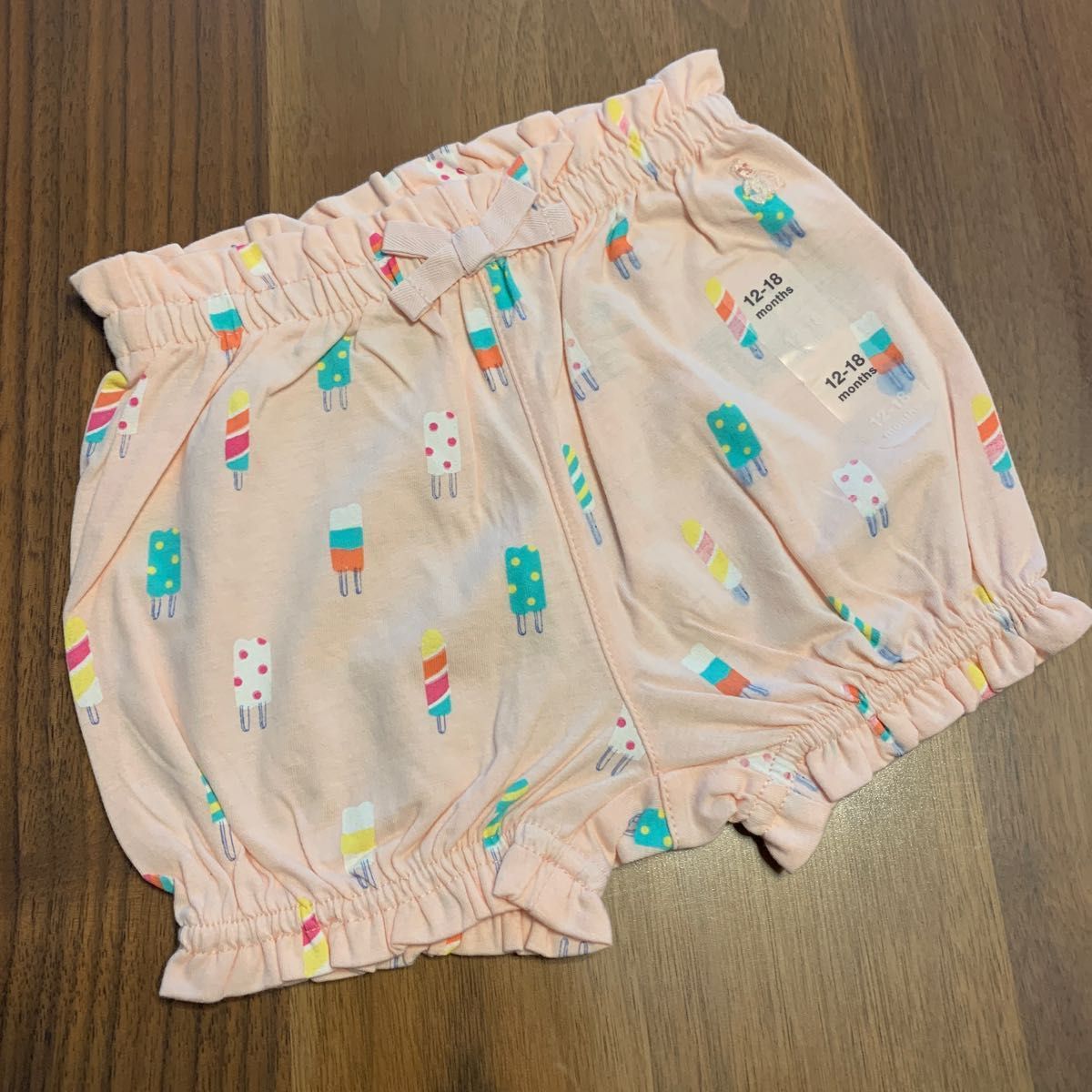 【新品・訳あり】baby GAP ベビー ギャップ アイス ピンク パンツ ショートパンツ 短パン かぼちゃパンツ 80cm