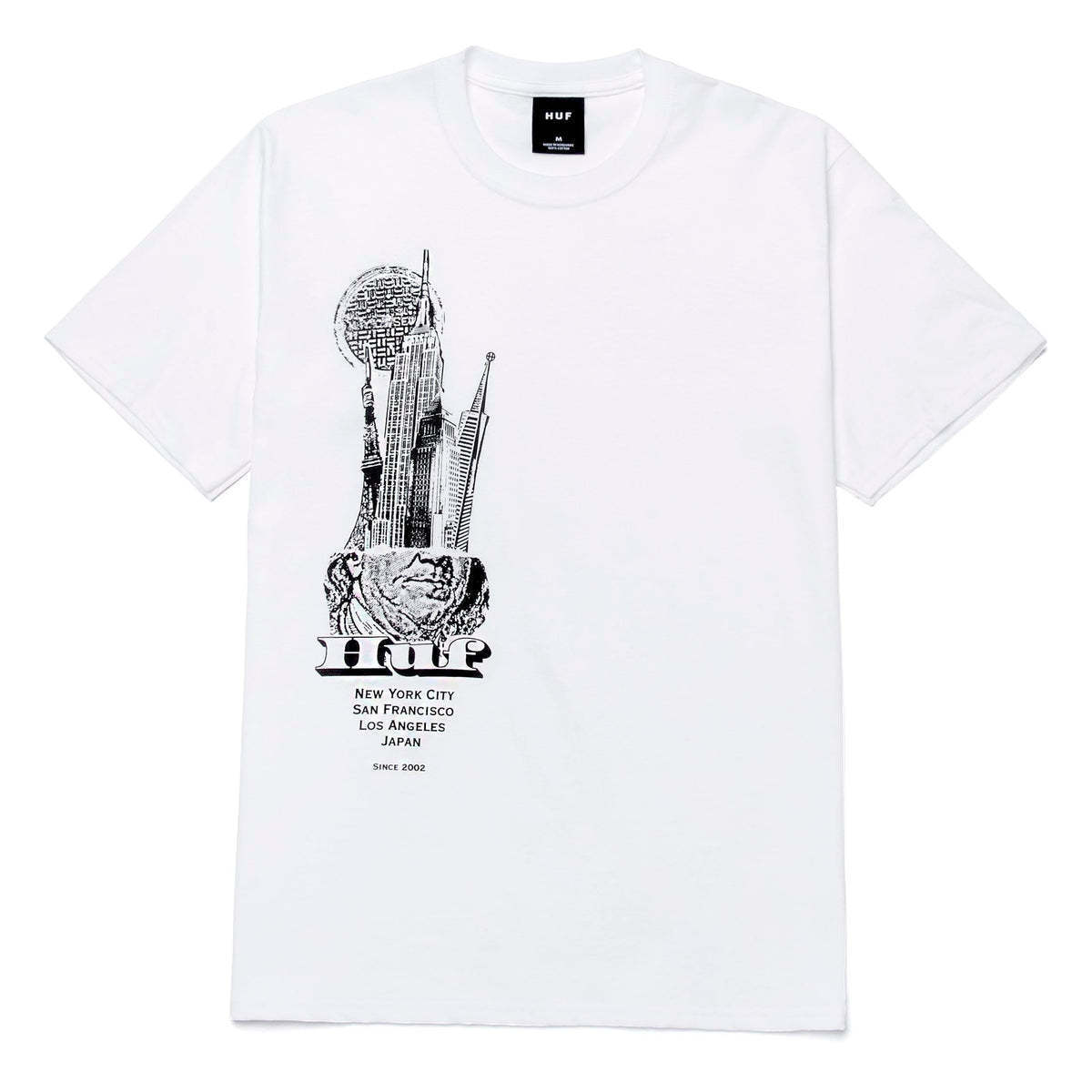 HUF Skyscrapers T-Shirt White XL Tシャツ_画像1