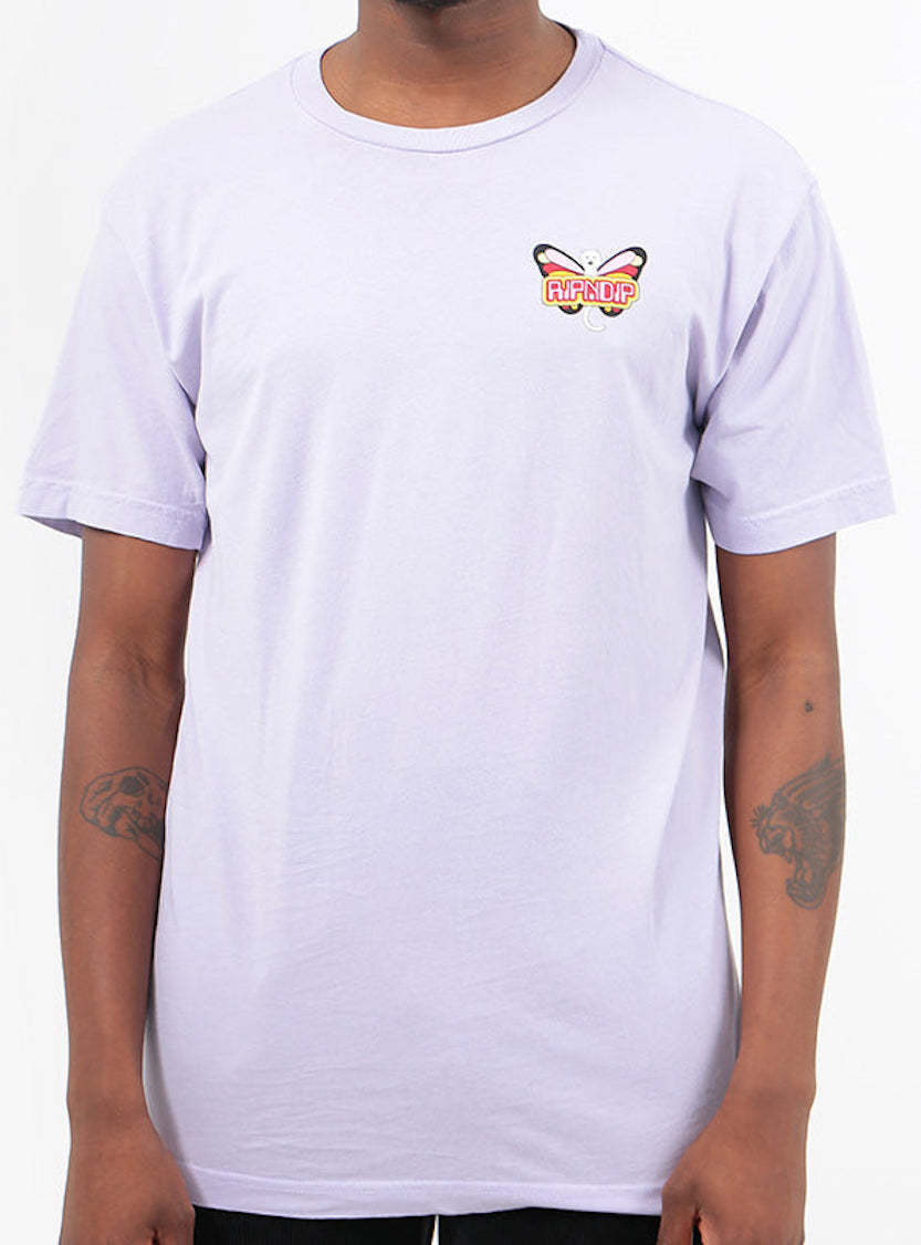 Ripndip Butterfly T-Shirt Lavender M Tシャツ_画像2