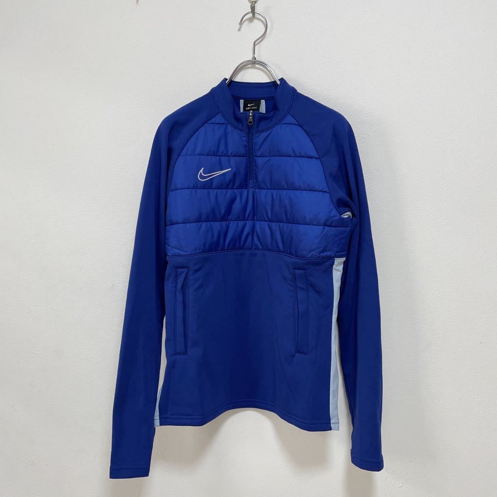  new goods NIKE Nike ACADEMY WW drill top Junior ( royal blue ) cotton inside jacket pull oversize L 160 unused tag attaching 