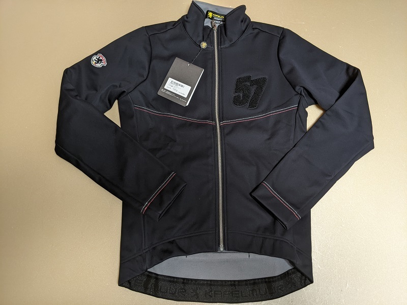 カペルミュール ウインドシールド 57ジャケット kpjk158 Sサイズ サガラ刺繍 ブラック