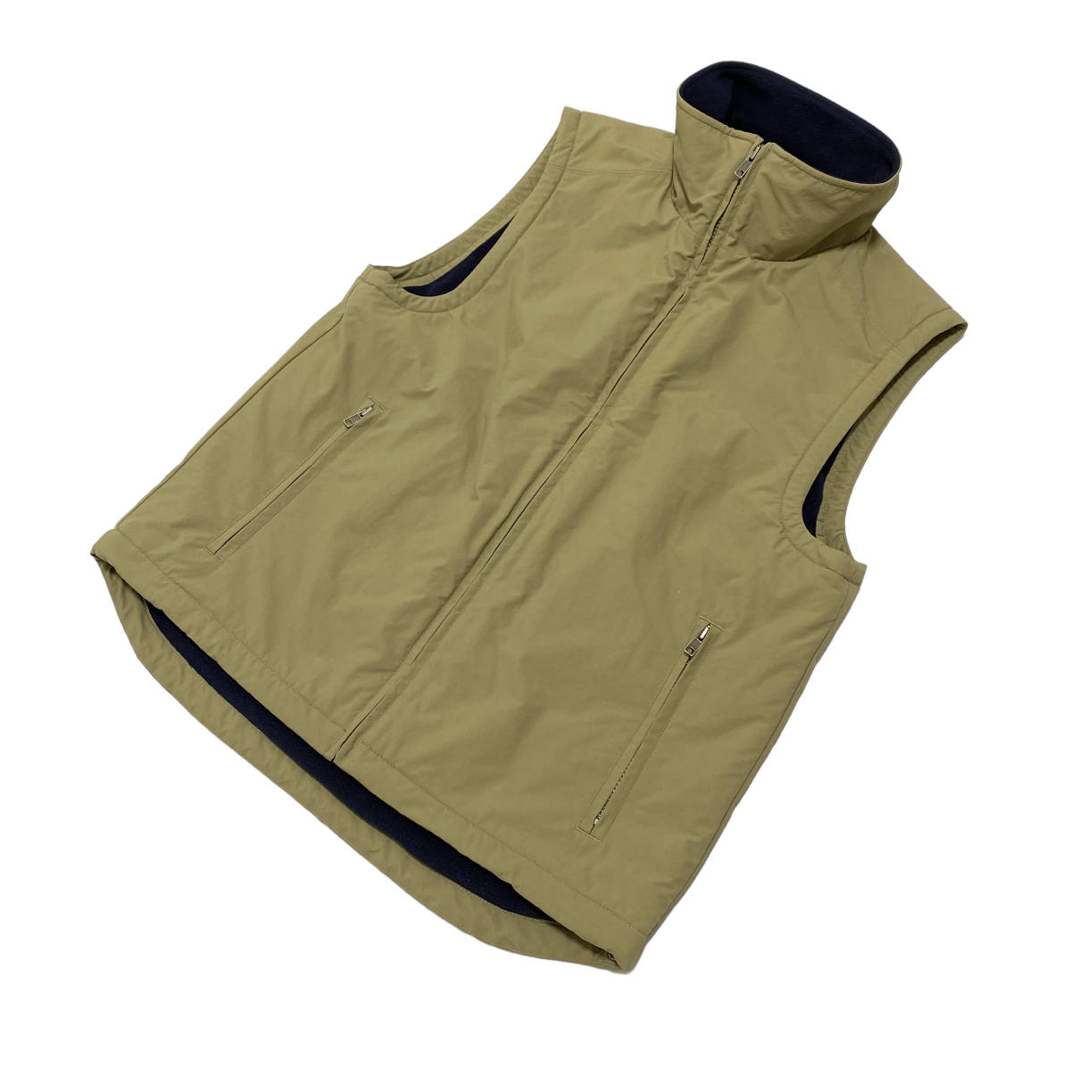 L.L.Bean エルエルビーン 裏フリース ジップアップ ナイロン ベスト