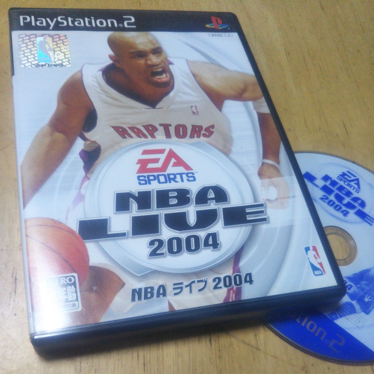 PS2【NBA ライブ 2004】EAsport　送料無料、返金保証　プレイステーション2ソフト　発送前に動作確認をします