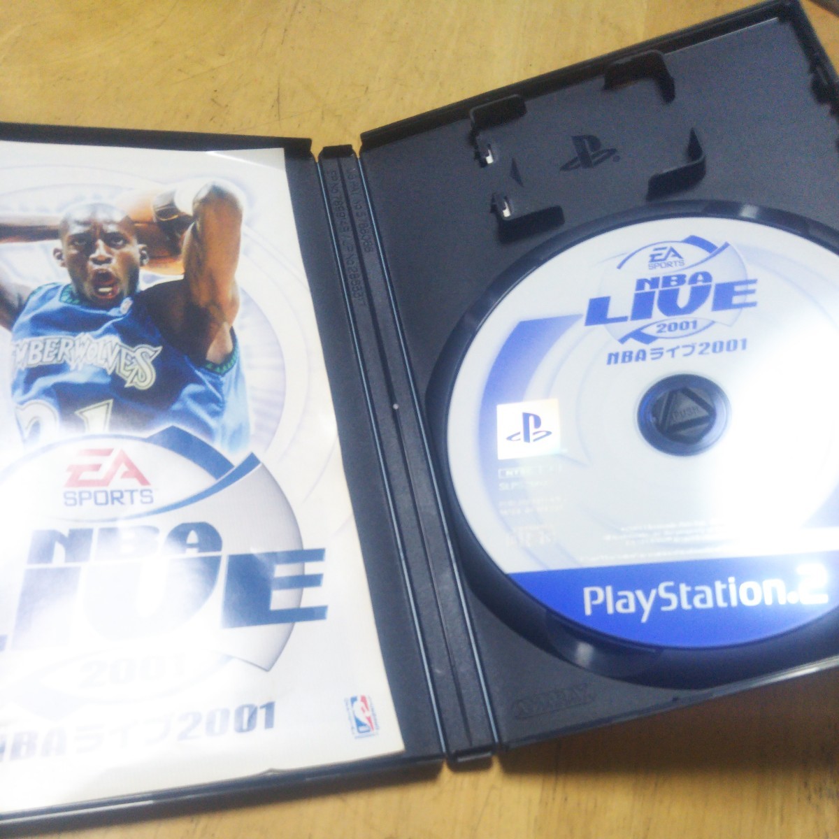 PS2【NBA ライブ 2001】EAスポーツ　送料無料、返金保証　プレイステーション2ソフト　発送前に動作確認をします