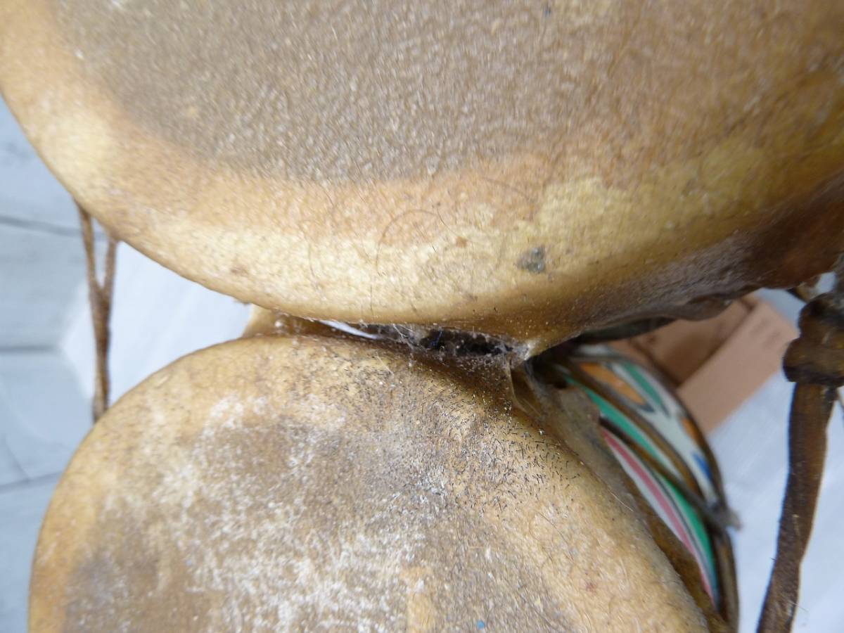 @moroko музыкальные инструменты ⑦moroko барабан 2 полосный керамика & кожа маленький размер 2 полосный барабан литавры. .. синий * красный * зеленый линия за границей традиция музыкальные инструменты ударные инструменты коллекция 