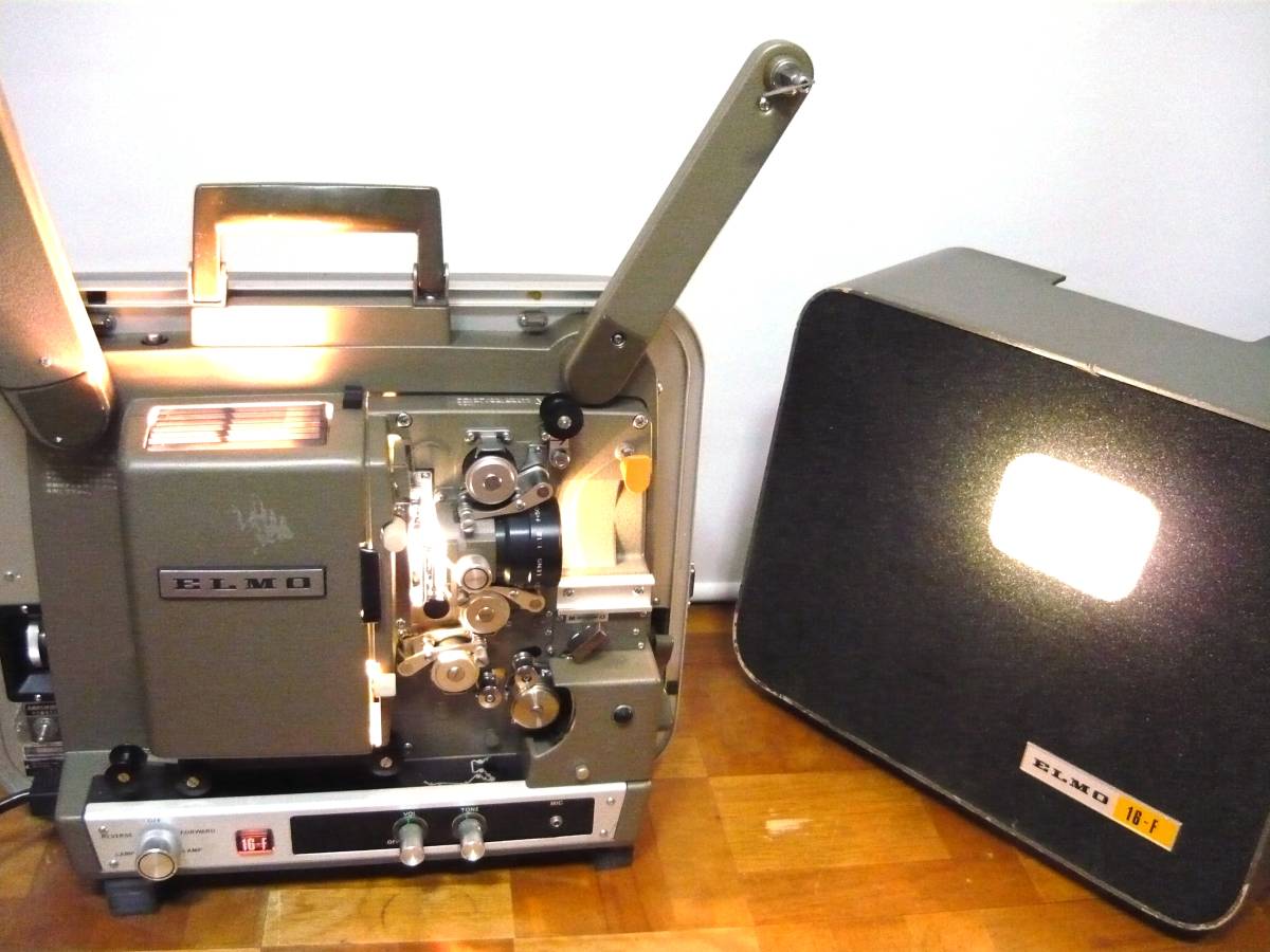 ☆ELMO(エルモ)○ 16-F ◇16mm映写機○ELMO PROJECTION LENS○現状に ☆ELMO(エルモ)○ 16-F ◇16mm映写機○ELMO PROJECTION LENS○現状に