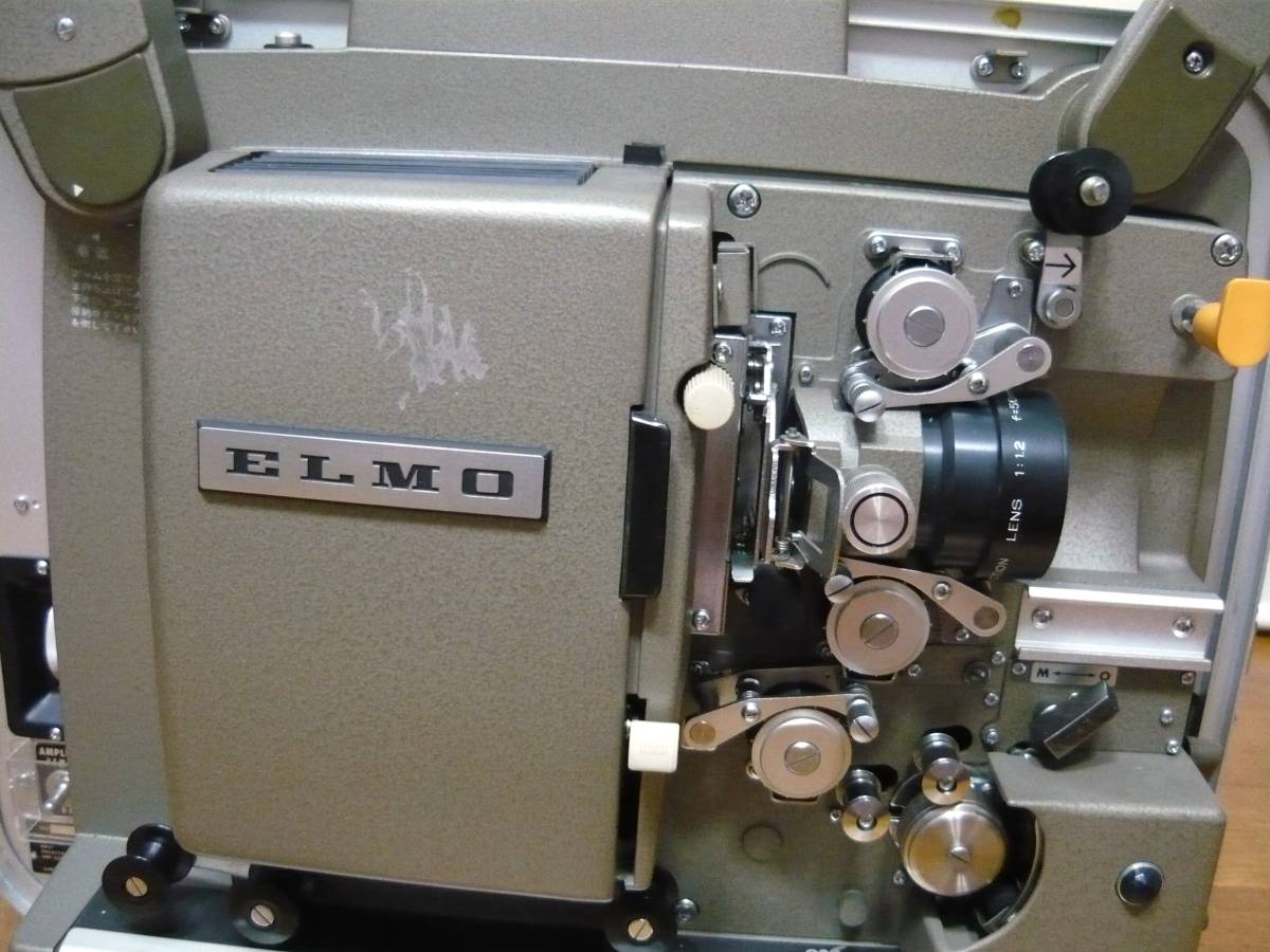 ☆ELMO(エルモ)○ 16-F ◇16mm映写機○ELMO PROJECTION LENS○現状に ☆ELMO(エルモ)○ 16-F ◇16mm映写機○ELMO PROJECTION LENS○現状に