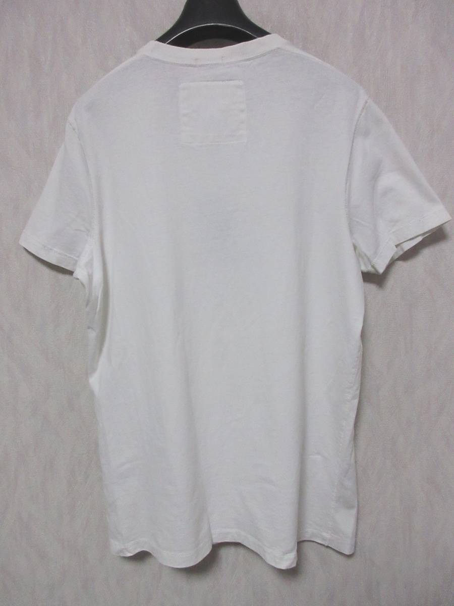 アバクロンビー＆フィッチ Abercrombie&Fitch 半袖 Tシャツ カットソー 白 L yg4060_画像3