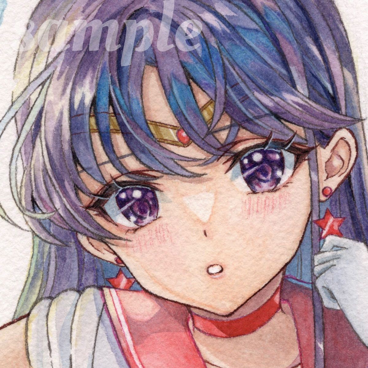 Yahoo!オークション - 【同人手描きイラスト】セーラーマーズ Yahoo!オークション - 【同人手描きイラスト】セーラーマーズ